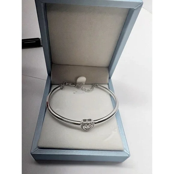 Praelinos Sterling Silver Heart Bracelet 925‎ - Picture 2 of 6